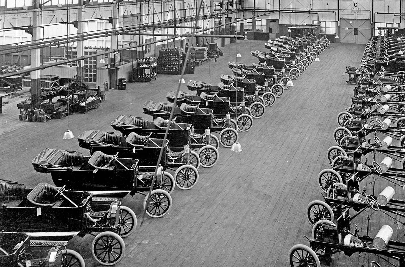 Fordove montažne trake za masovnu proizvodnju